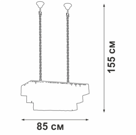 Люстра V5268-1/23, 23хЕ14 макс. 60Вт