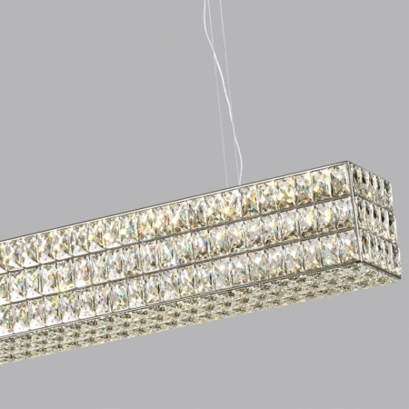 4927/60L L-VISION ODL24 483 хром/металл/хрусталь Люстра LED 60W 4000K 3269Лм PANTA