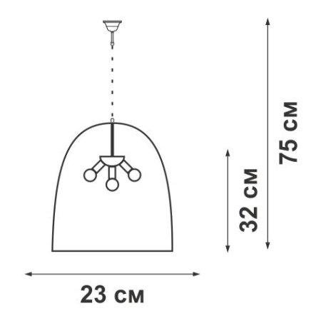 V1410/3S Люстра V1410/3S 3xE27 макс. 60Вт