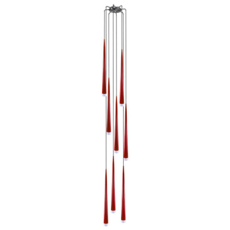 807082*** (MD1220A-8R) Подвес PUNTO 8х25W G9 chrome + red (в комплекте), шт