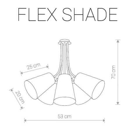 9277 Подвесная люстра Nowodvorski Flex Shade 9277