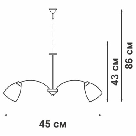 V3197/3 Люстра V3197/3, 3хЕ14макс. 60Вт