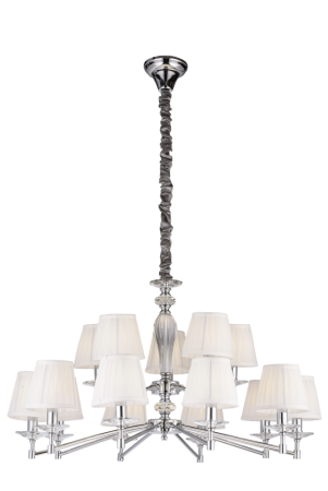 8686/10+5CR CHROME (1/10) Люстра Veneto Luce