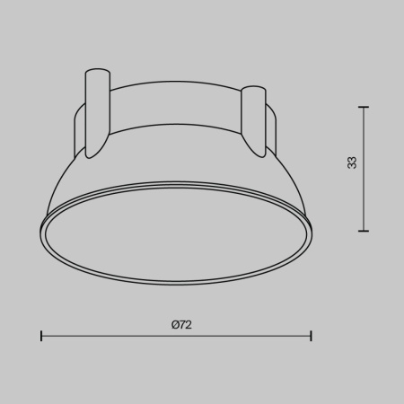 Ring12-15W-RD-BS Декоративная рамка-отражатель для накладных светильников серии Alfa LED