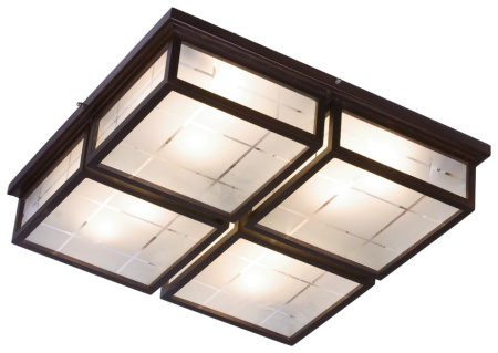 548-727-08 Светильник потолочный, tea color, E27 8*40W