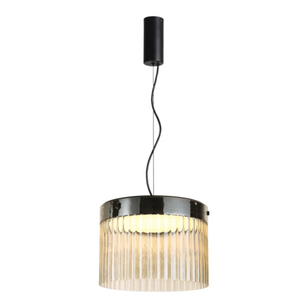 5047/24L L-VISION ODL24 303 черный/светл.янтарный/металл/стекло Подвес LED 24W 4000К 2715Лм PILLARI