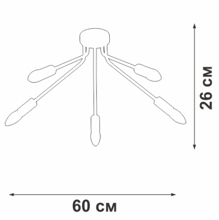 V3020-1/5PL Люстра