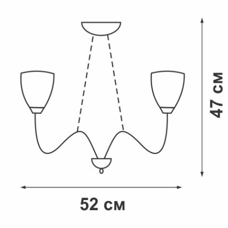V1483/3 Люстра V1483/3, 3хE27 макс. 60Вт