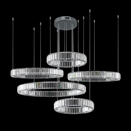 10135/5 Chrome Подвесной светильник LOFT IT Crystal ring, шт