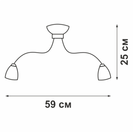 V3559-7/5PL Люстра V3559-7/5PL, 5хЕ14 макс. 60Вт
