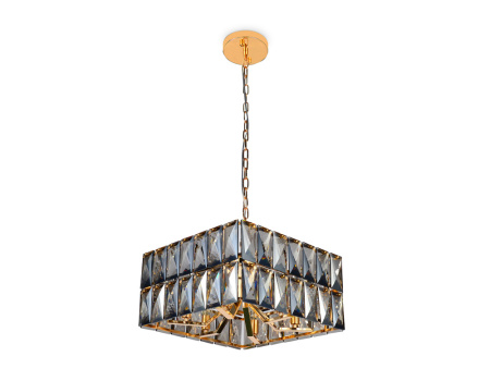 TR5162 Подвесная люстра TR5162/6 GD/SM золото/дымчатый E14/6 max 40W 480*480*945