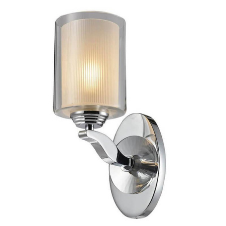 7901/A , Бра, Chrome Glass clear/matt white L13*H26.3*Sp22.5 cm E14 1*60W