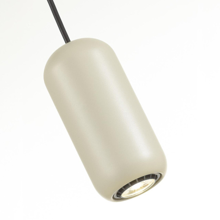 5060/1G PENDANT ODL24 313 цвет слонов.кости/черный/металл Подвес GU10 LED 4W COCOON