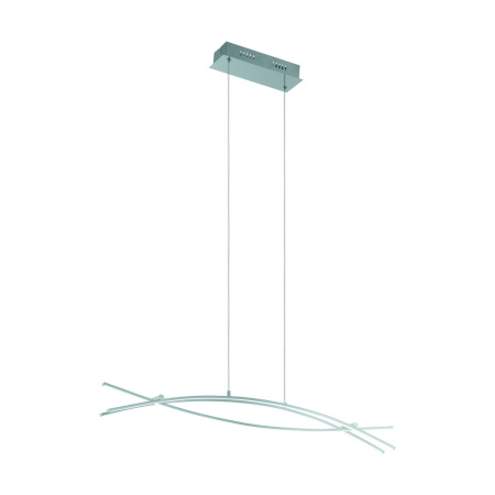 Светодиодный подвес NEVADO, 27W (LED), 3000lm, L900, B80, H1100, алюминий, хром/пластик, белый