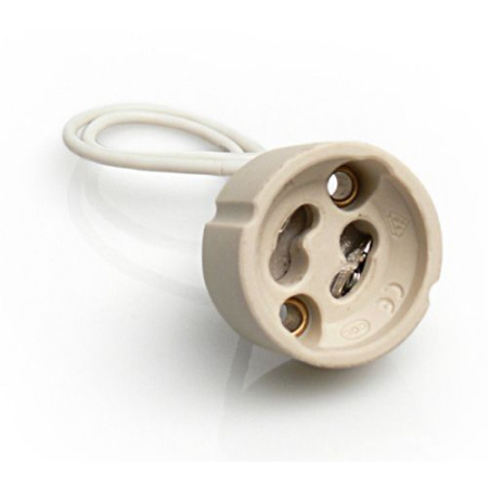 патрон под лампу GU10 (ceramic holder GU10 with ) - код. a024040