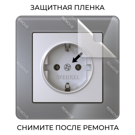 W0012704 Рамка на 1 пост Acrylic (графит)