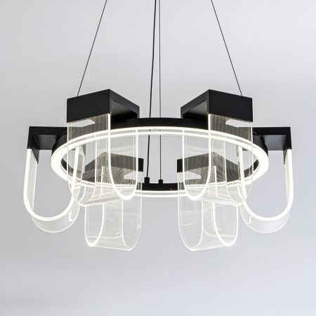L7707-600 BK Подвесной cветильник LED4U L7707-600 BK