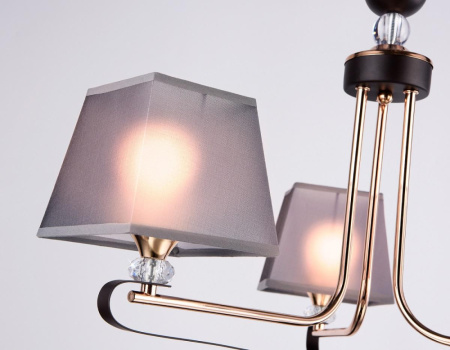 TR4614 Светильник подвесной TR4614/3 CF/FGD кофе/золото E27/3 max 40W D640*800