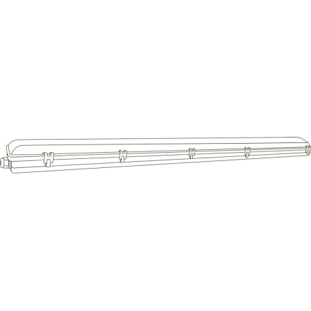 Светильник линейный Gauss СПП-Т8-G13 INDUSTRY 220-230V IP65 660*70*61мм для LED ламп 1х600мм 1/12