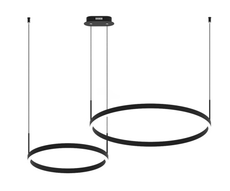 08219,19PA (4000K) Подвес Тор черный w90*60 (d40+60) h110 Led 60W (4000K)