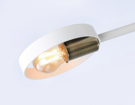 TR8222 Подвесной светильник со сменной лампой TR8222/2 WH/SB белый/бронза E27/2 max 40W 510*165*190