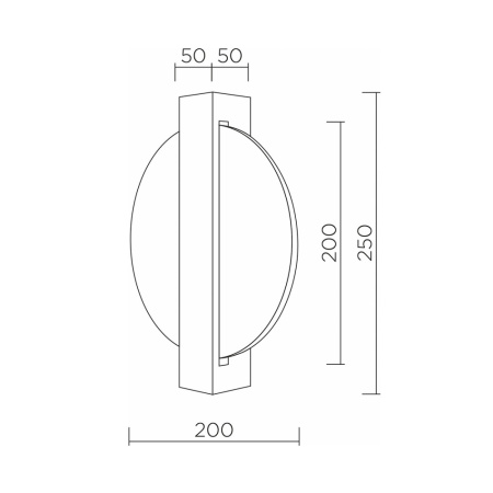 L7389-250 BS Настенный светильник LED4U L7389-250 BS