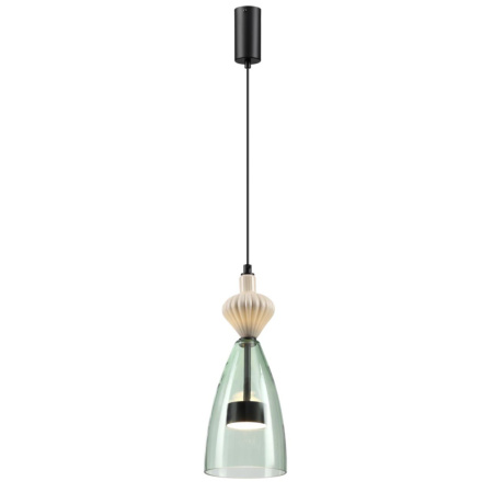 5046/12LC L-VISION ODL24 298 черный/зеленый/металл/стекло/керамика Подвес LED 12W 4000К 1400Лм PALLE