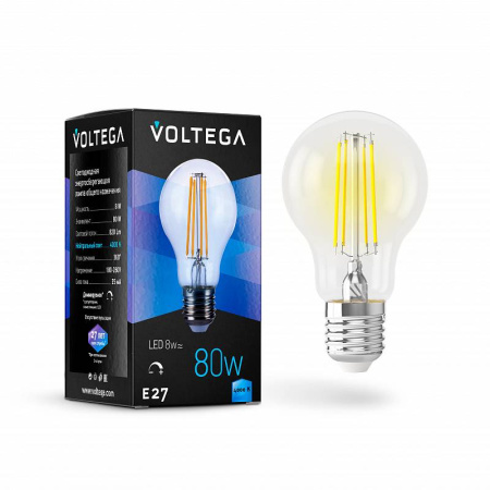 5490 VG10-A1E27cold8W-FD Лампа светодиодная ЛОН 8W E27 4000K