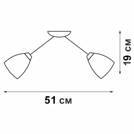 V3402/4PL Люстра V3402/4PL, 4хЕ14 макс. 40Вт, плафон ПП