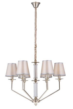 8669/6NK NICKEL (1) Люстра Veneto Luce