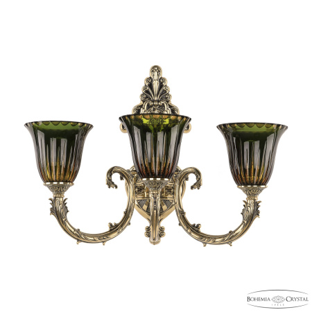 Светильник 7109B15/3/210 GB P2 U Amber-Green/H-1K, 3x40 w, 50x26х39 см