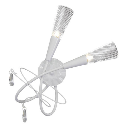 711630*** (SB1105/2R)  Бра AEREO 2х25W G9 WHITE (в комплекте), шт