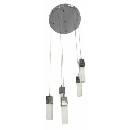 6110-5A.LED Подвесной светильник АКВА хром w41 H130 PowerLed 5*5W
