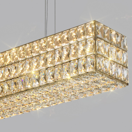 4926/48L L-VISION ODL24 481 золото/металл/хрусталь Люстра LED 48W 4000K 2452Лм PANTA