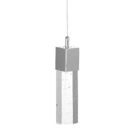 08510-1A(4000К) Подвесной светильник АКВА хром w10*10 h100 PowerLed 5W (4000K)