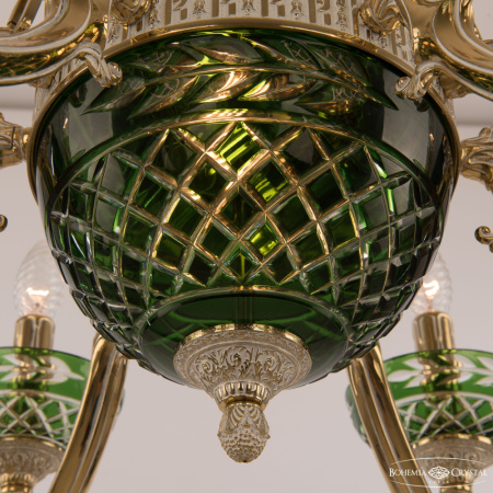Светильник 72009P/6/175 GW P Clear-Green/H-1J Y8 FL2S, 10х40 w, 69х70 см