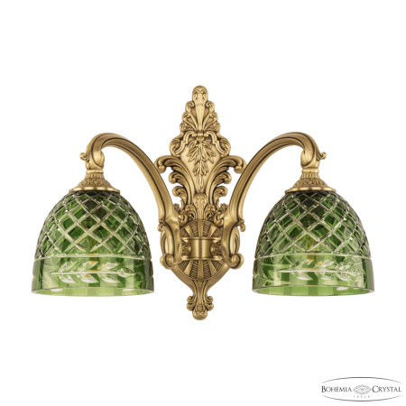 Светильник 7209B15/2/175 FP P1 D Clear-Green/H-1jJ 2x40 w, 39х24х30 см