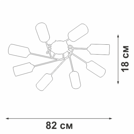 V4909-9/8PL Люстра