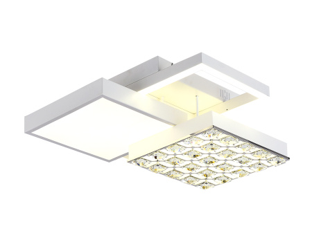 FA147 Потолочный светодиодный светильник с пультом FA147 WH белый 96W 450*450*150 (ПДУ РАДИО 2.4)