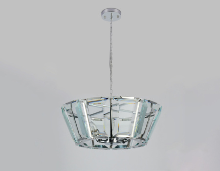 TR5110 Подвесная люстра с хрусталем TR5110/6 CH/CL хром/прозрачный E14/6 max 40W D550*1000