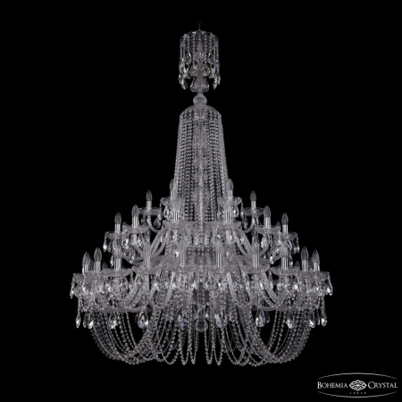 Светильник 1402/24+12+6/460/XL-176/2d никель, 42x40 w, 131х176 см