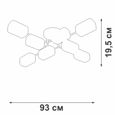 V4889-1/8PL Люстра