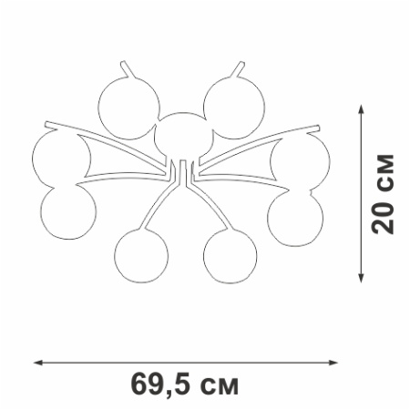 V4285-0/8PL Люстра