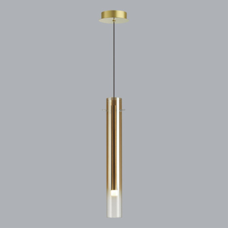 5061/5LB PENDANT ODL24 317 золотой/янтарный/металл/стекло Подвес LED 4W 3000K SHINY