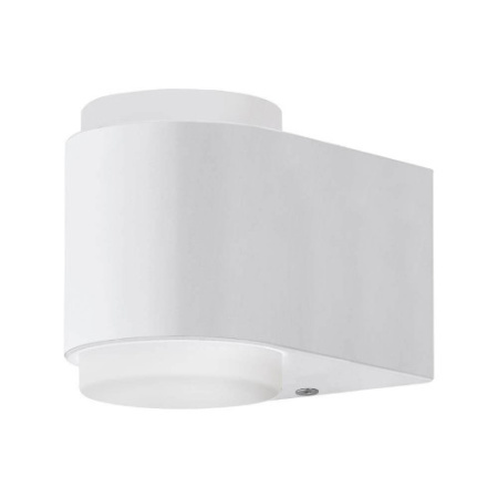 Уличный светодиодный настенный светильник BRIONES, 2х3W(LED), L85, H95, A125, литой алюминий, белый