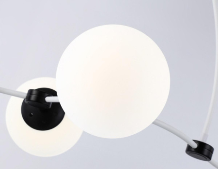 TR2552 Подвесной светильник TR2552/6 WH/BK белый/черный E27/6 max 60W 1160*600*450