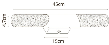 A2470AP-2BK Подсветка для зеркал Arte Lamp AQUA-BASTONE A2470AP-2BK