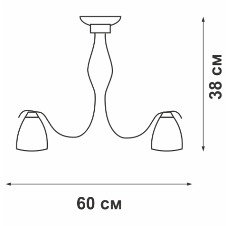 V3565-7/5PL Люстра V3565-7/5PL, 5хЕ27 макс. 60Вт