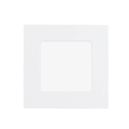 64596 Светодиод. встраив. светильник FUEVA 1 PRO, 2,8W(LED), 85X85, ET40, 360lm, 4000K, сталь/белый,