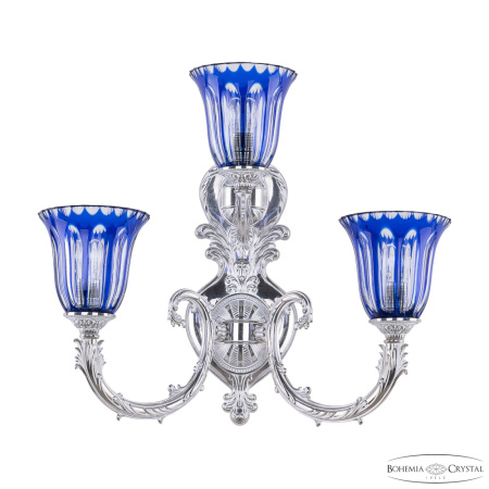 Светильник 7109B16/2+1/210 NW P2 U Clear-Blue/H-1H, 3x40 w, 49x25x40 см